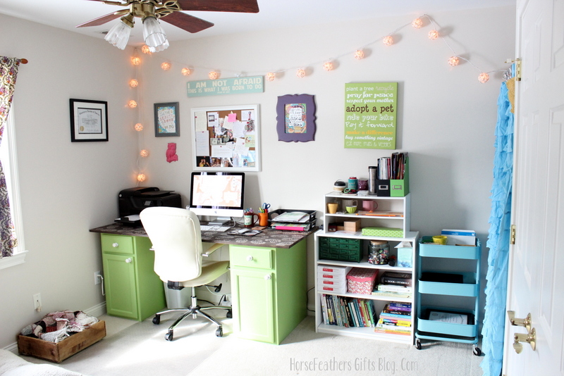 bright home office 